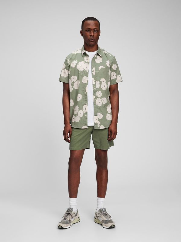 GAP GAP Patterned Linen & Cotton Shirt - Men