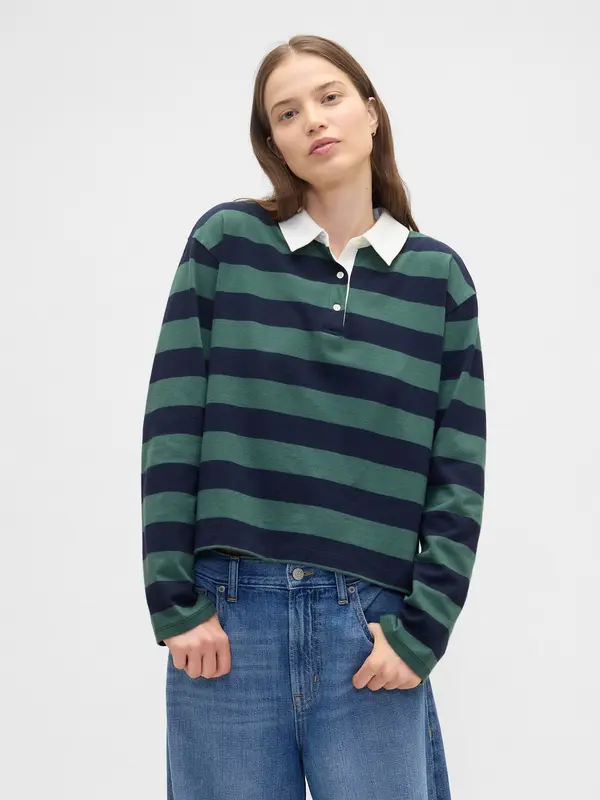GAP GAP prevelika črtasta polo majica