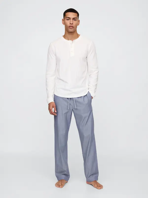 GAP GAP Pyjama poplin pants - Men's