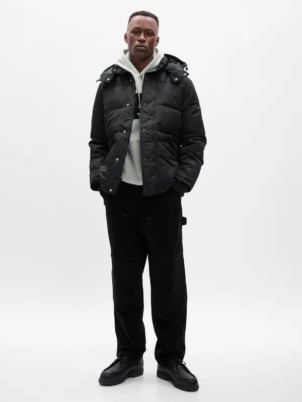 GAP GAP Quilted Hooded Jacket - Mens
