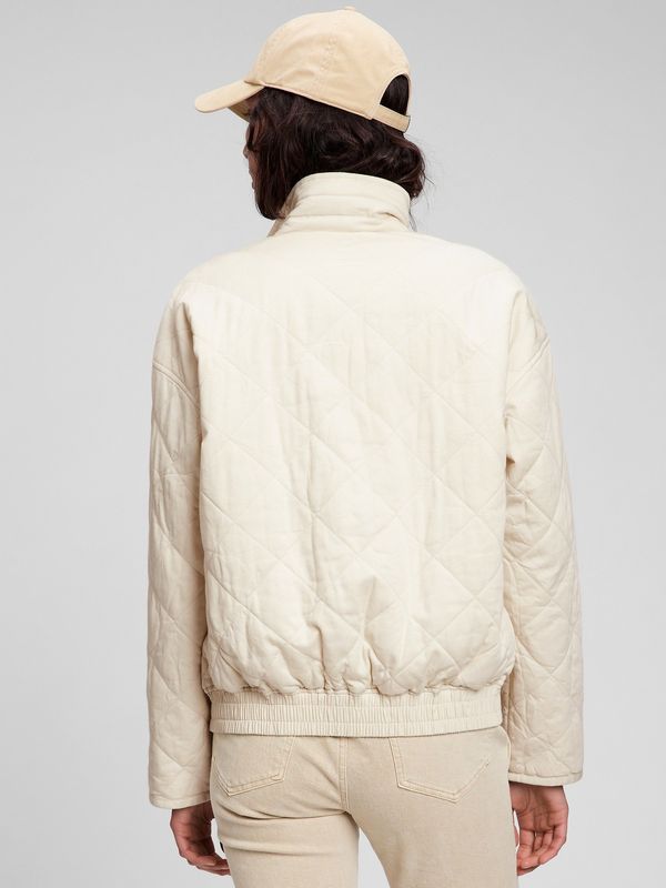 GAP GAP Quilted Zipper Jacket - Women