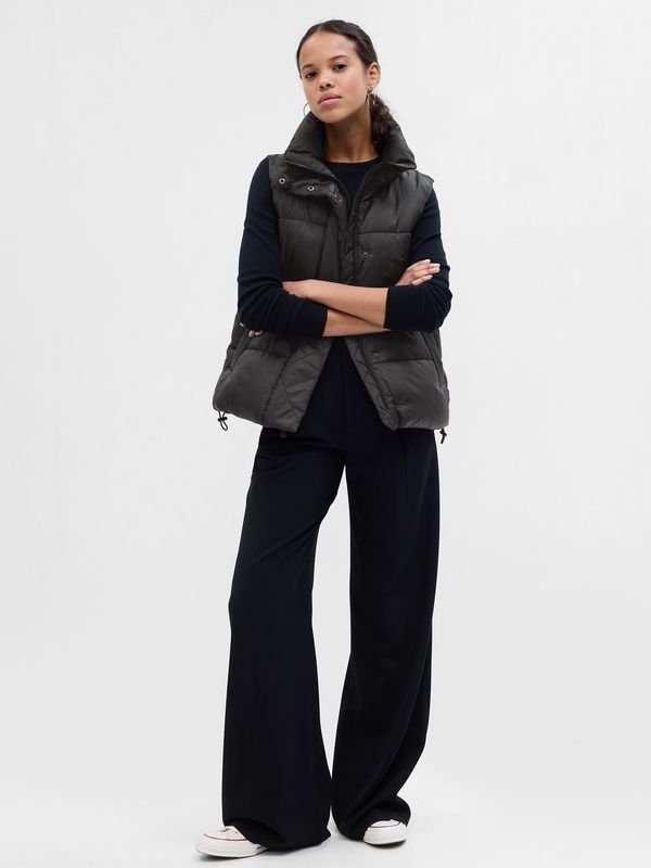 GAP GAP Quilted Zipper Vest - Women