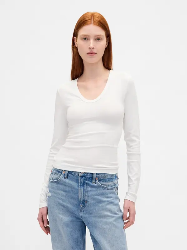 GAP GAP Ribbed T-shirt - Women's