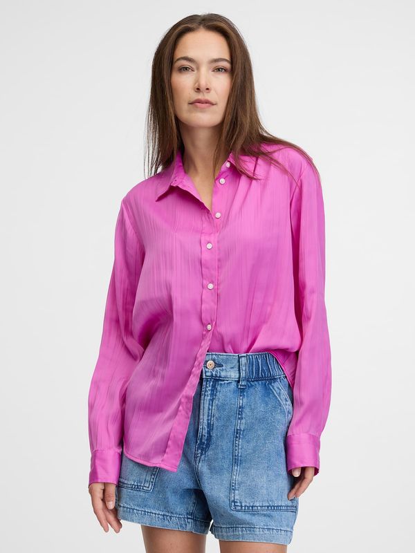 GAP GAP Satin Boyfriend Shirt - Women