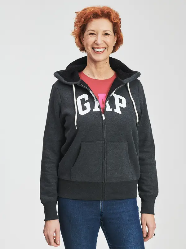 GAP GAP Sherpa Logo Sweatshirt - Ladies