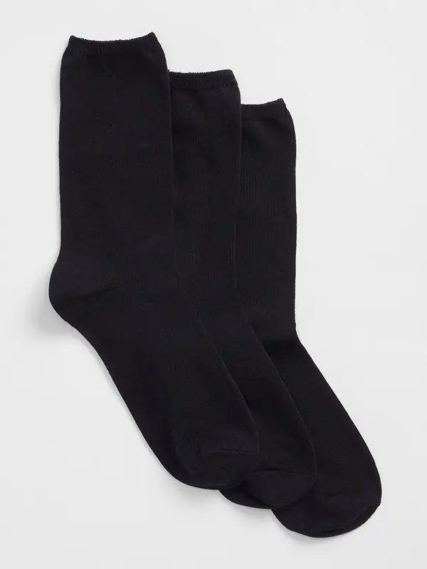 GAP GAP Socks basic crew socks, 3 pairs - Ladies