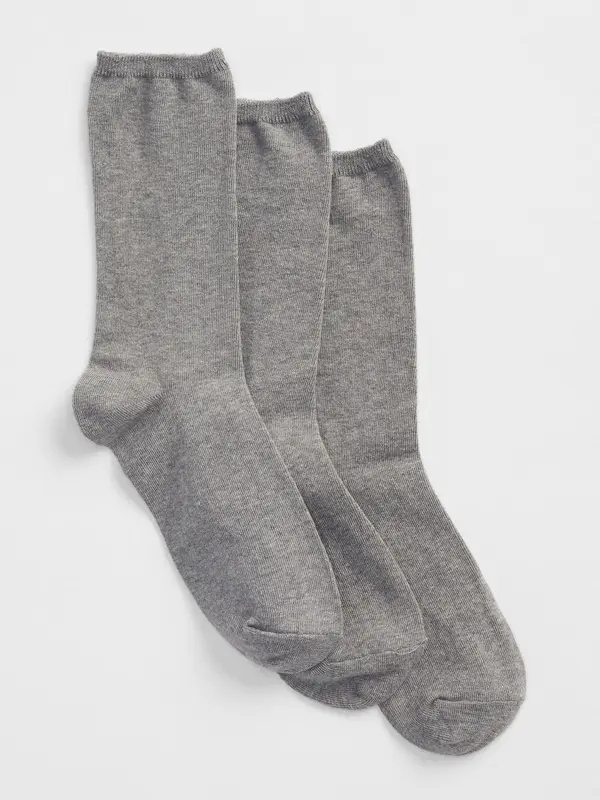 GAP GAP Socks basic crew socks, 3 pairs - Ladies