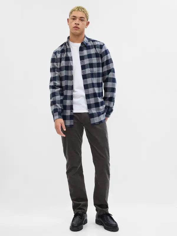 GAP GAP Straight Corduroy Trousers - Men's