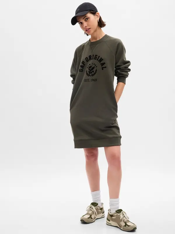 GAP GAP Sweatshirt Dress with Logo - Ladies