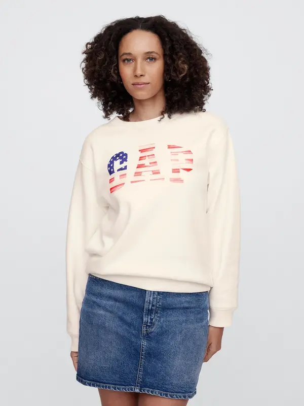 GAP GAP Sweatshirt with Heritage Americana logo - Women's
