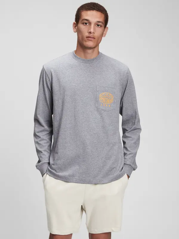 GAP GAP T-shirt logo pocket - Mens