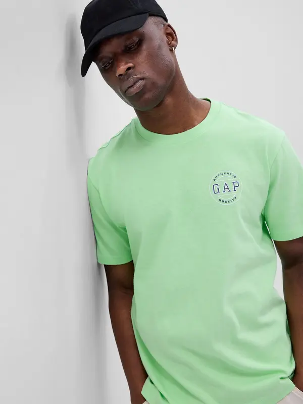 GAP GAP T-shirt neon with logo - Men's
