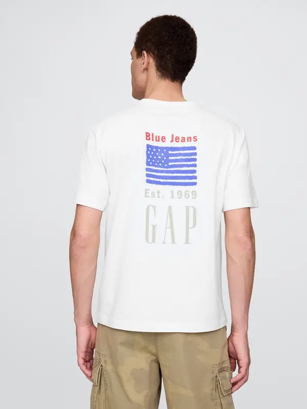 GAP GAP T-shirt with Americana logo - Men's