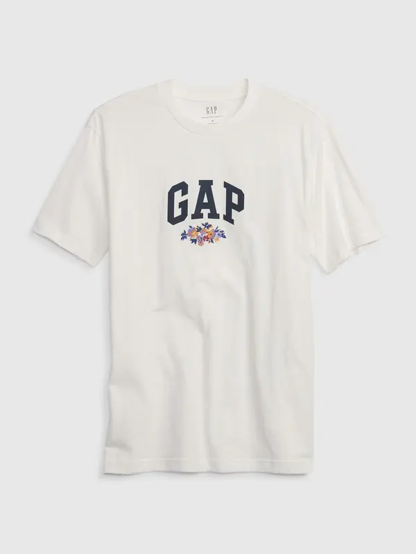 GAP GAP T-shirt with Floral Logo - Men's