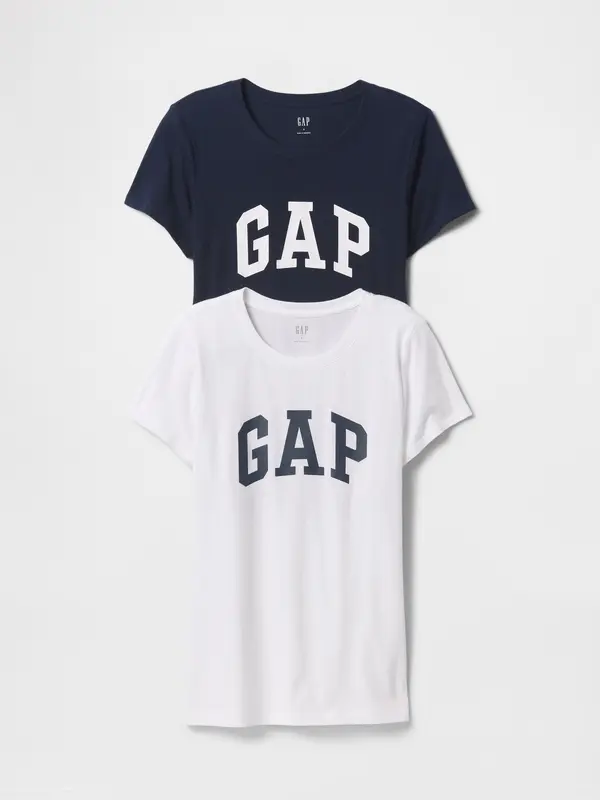 GAP GAP T-shirt with logo, 2 pcs - Women's