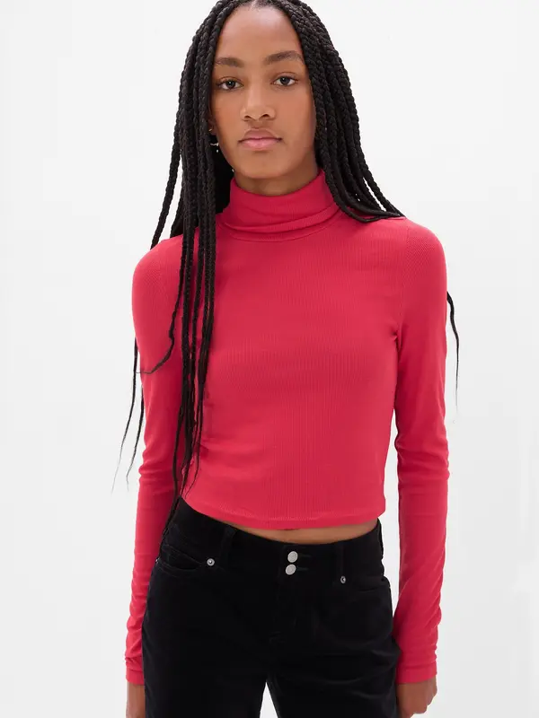 GAP GAP Teen Turtleneck Lenzing™ Cropp - Girls