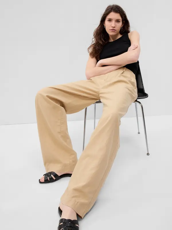 GAP GAP Trousers with Linen - Ladies