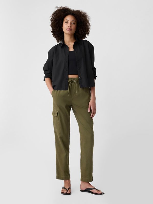 GAP GAP Trousers with pockets Mid Rise Easy Cargo - Women's