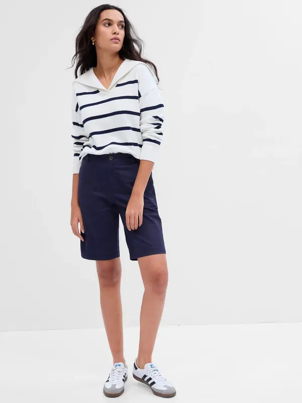 GAP GAP Twill mid rise shorts - Women's