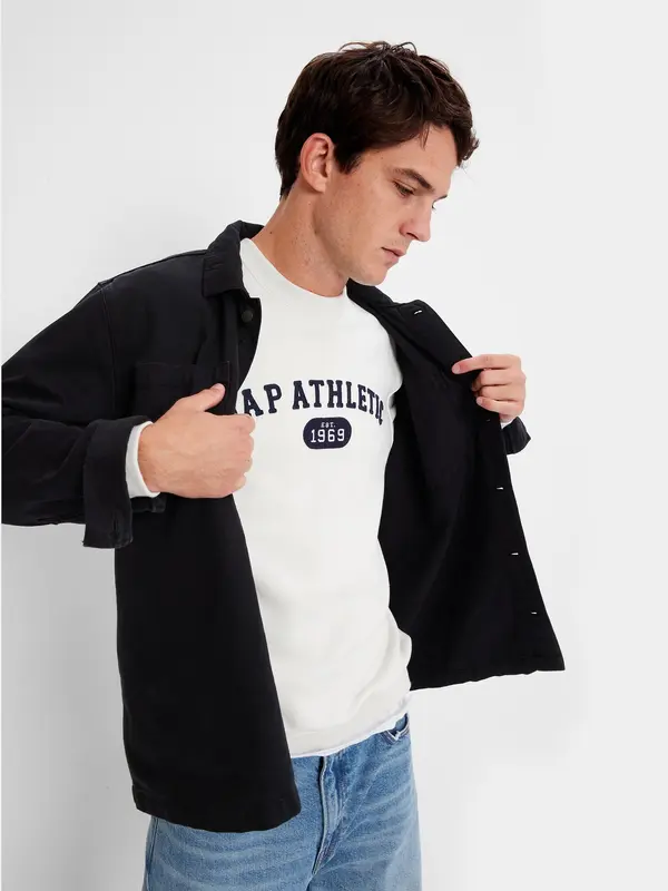 GAP GAP Vintage Soft Athletic Sweatshirt - Mens
