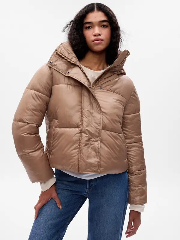 GAP GAP Winter Quilted Crop Jacket - Ladies