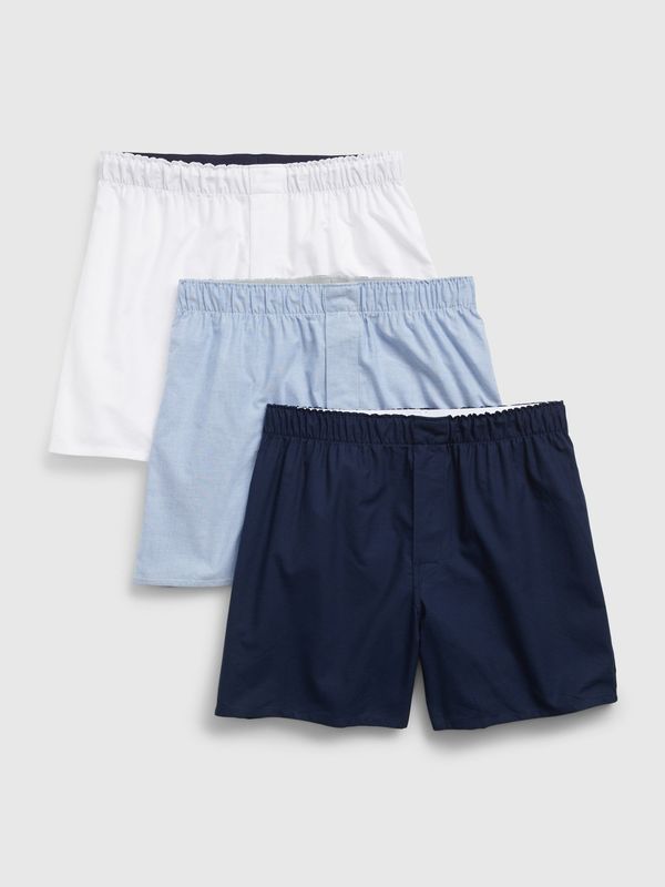 GAP GAP Woven poplin briefs, 3 pcs - Men's