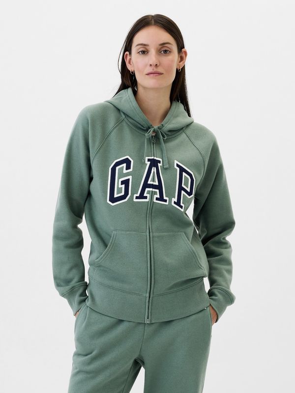 GAP GAP Zip-up hoodie with logo - Women's