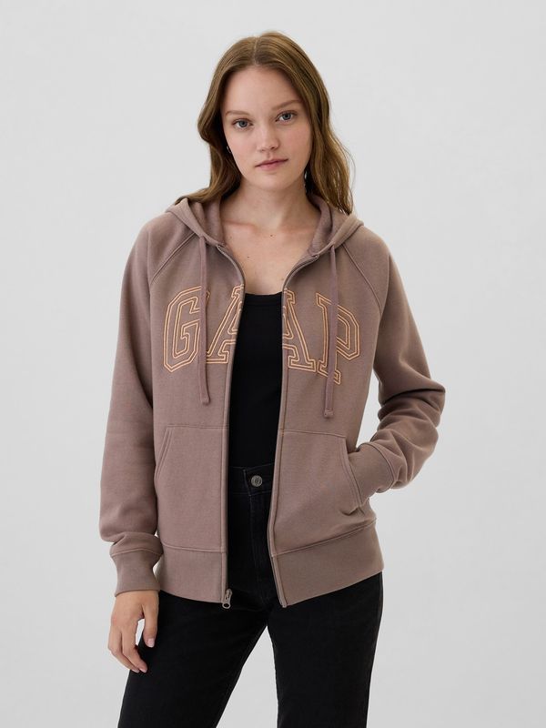 GAP GAP Zip-up hoodie with logo - Women's