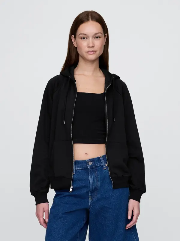 GAP GAP Zipper Sweatshirt Vintage Soft - Ladies