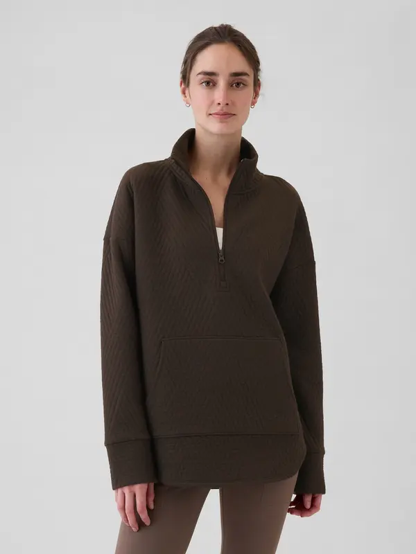 GAP GapFit Quilted Sweater - Women's