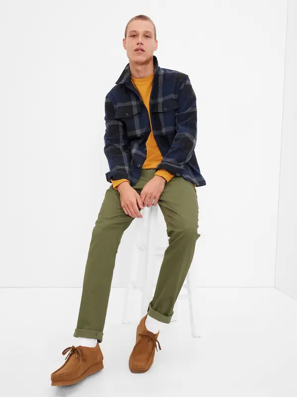 GAP GapFlex Modern Khaki Slim Trousers - Men's