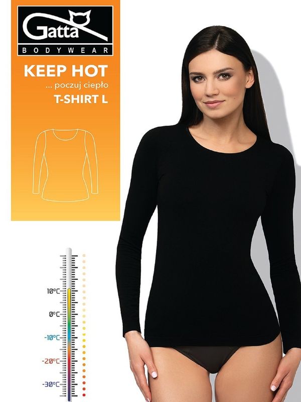 Gatta Gatta T-Shirt 42077 Keep Hot Women S-XL black 06