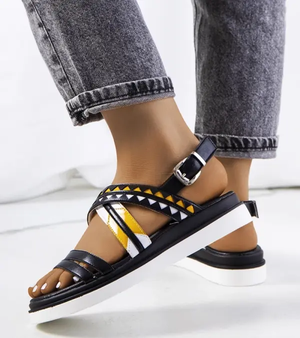 Gemre Gemre Black women's sandals Doren