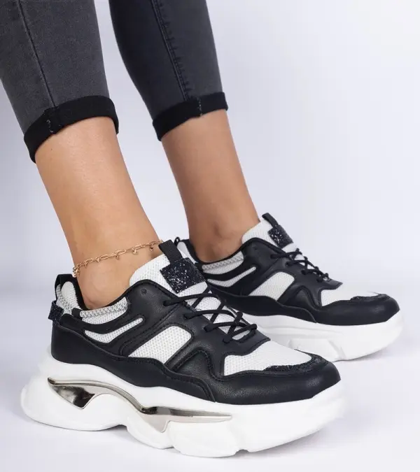 Gemre Gemre Black women's sports sneakers Prutto