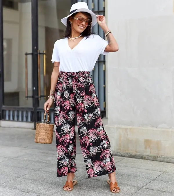 Gemre Gemre Black Women's Wide Pleated Sijam Trousers