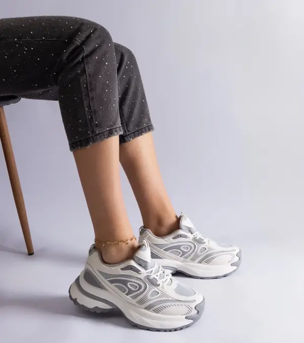 Gemre Gemre Gray women's sports sneakers Limon