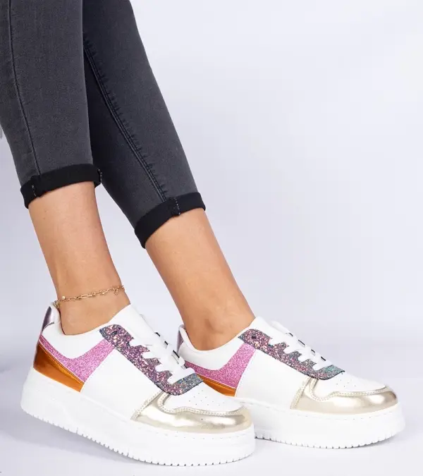 Gemre Gemre Multicolored Women's Sneakers on Thick Sole Dolla
