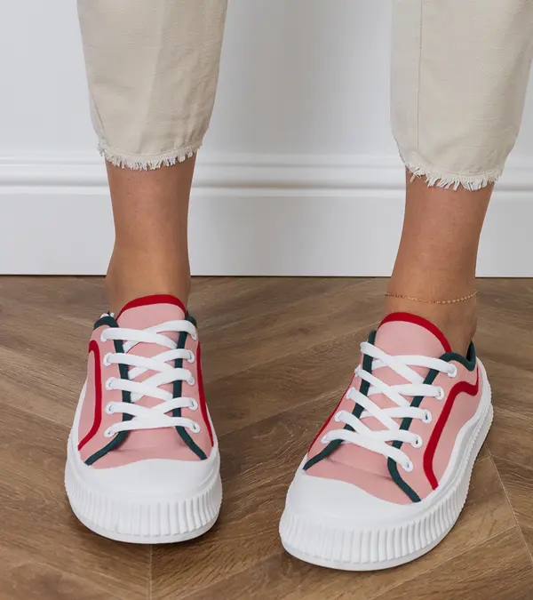 Gemre Gemre Pink women's platform sneakers Salis