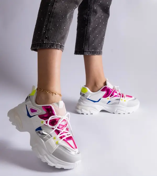 Gemre Gemre White-pink Sulamita sports sneakers