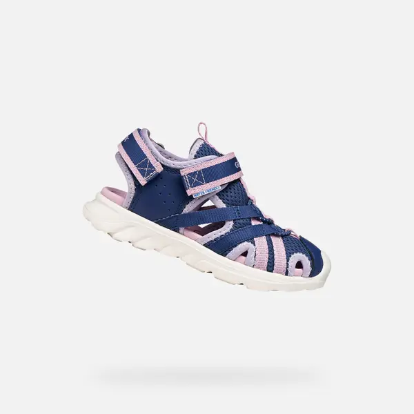 GEOX Geox Airadyum dekliški temno modri sandali