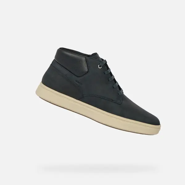 GEOX Geox Baltmoore Men's Ankle Boots Navy Blue - Mens