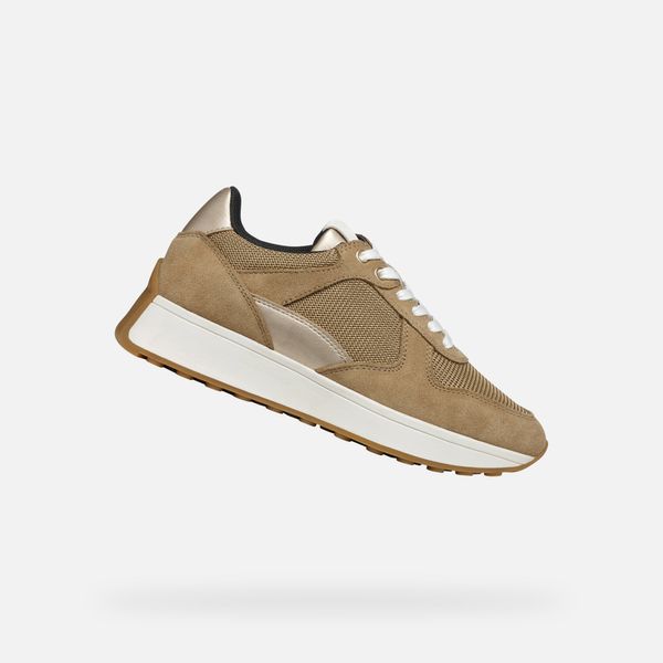 GEOX GEOX Beige women's sneakers Amabel - Women's