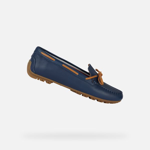 GEOX GEOX Dark blue women's moccasins Kosmopolis + grip - Women's