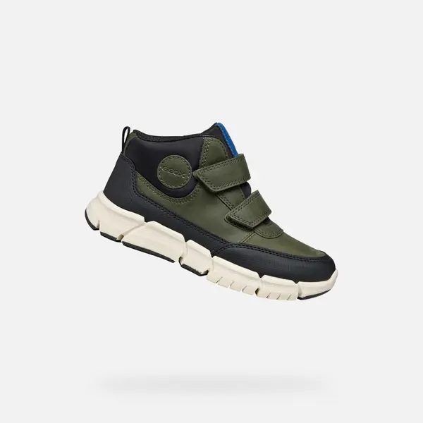 GEOX Geox Flexyper fantovski kaki gležnjarji