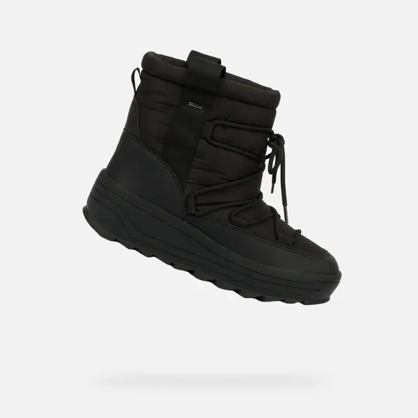 GEOX Geox Milleiny B ABX Black Women's Ankle Boots - Womens