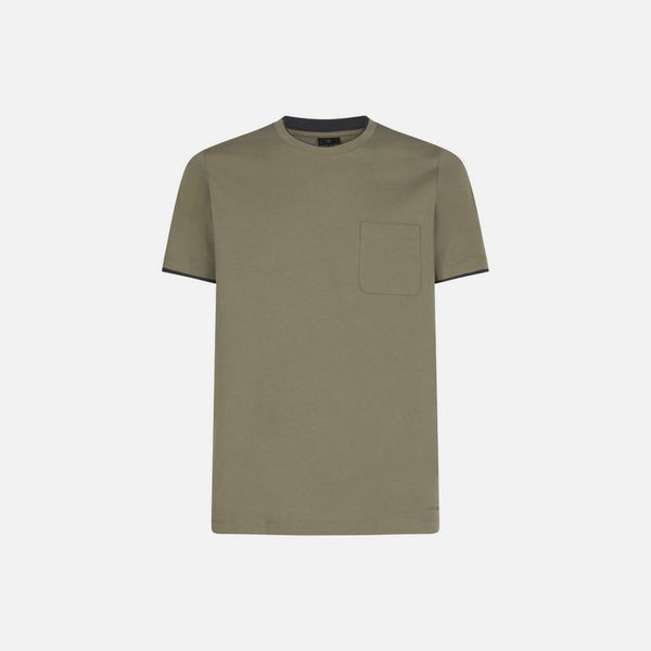 GEOX GEOX Olive men's T-shirt - Men's