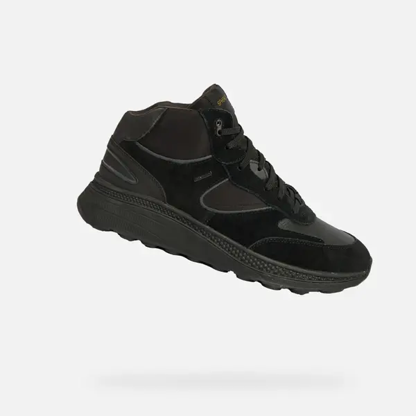 GEOX Geox Spherica Actif X1 Men's Black Ankle Boots - Mens