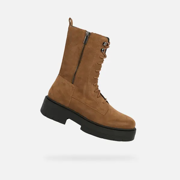 GEOX Geox Spherica EC7 Brown Women's Ankle Boots - Women's