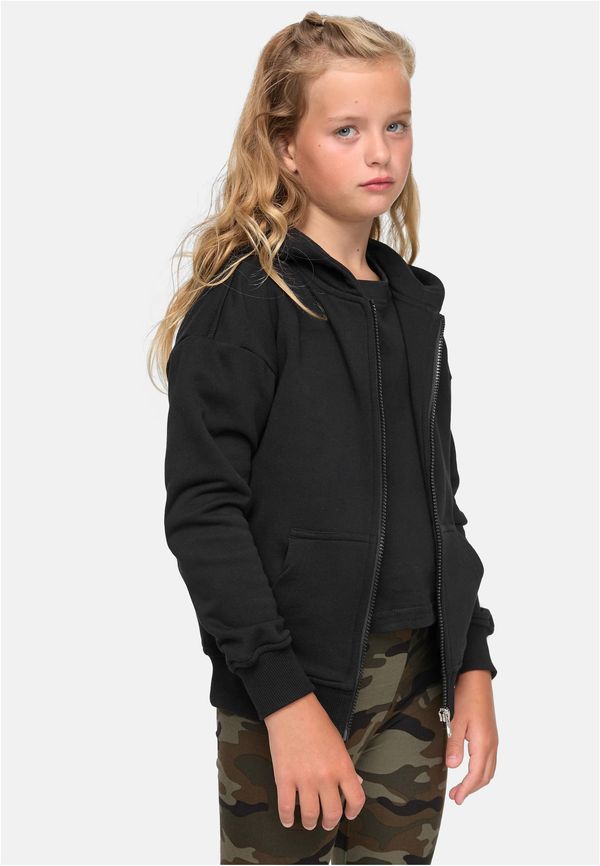 Urban Classics Kids Girls' Bio Terry Zip Hoody Black