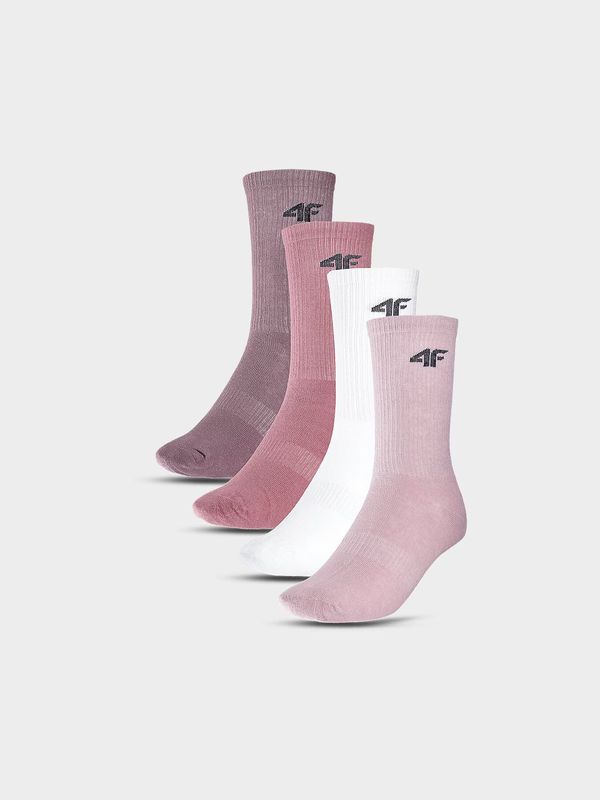 4F Girls' casual socks 4-pack